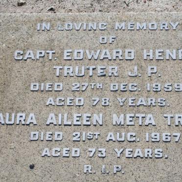TRUTER Edward Henry -1959 &amp; Laura Aileen Meta -1967
