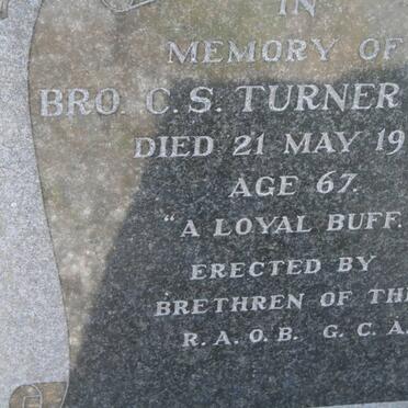 TURNER C.S. -1961