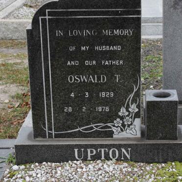 UPTON Oswald T. 1929-1978
