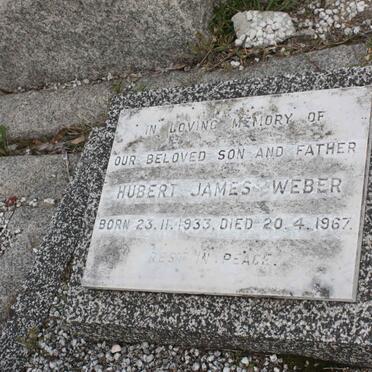 WEBER Hubert James 1933-1967