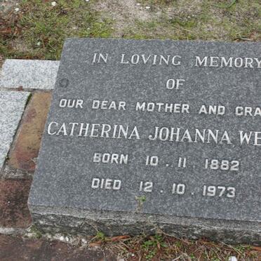 WELCH Catherina Johanna 1882-1973