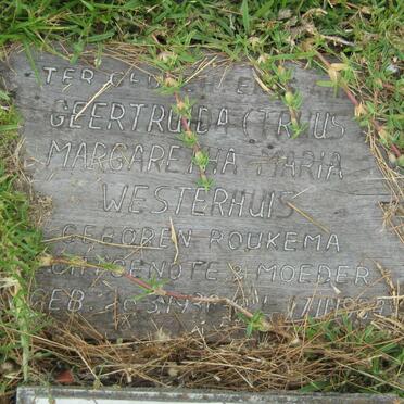 WESTERHUIS Geertruida Margaretha Maria nee ROUKEMA -193?-1984