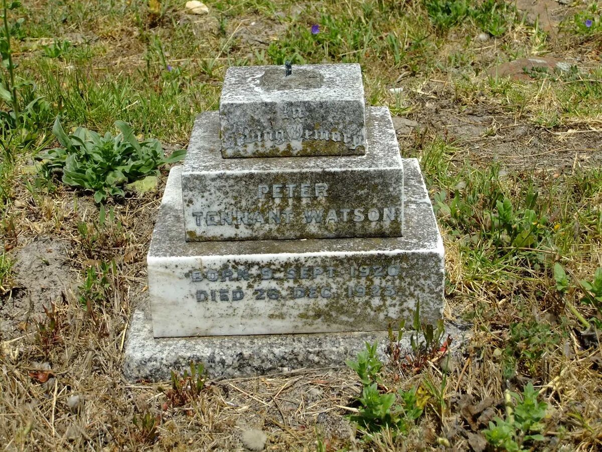 WATSON Peter Tennant 1920-1923