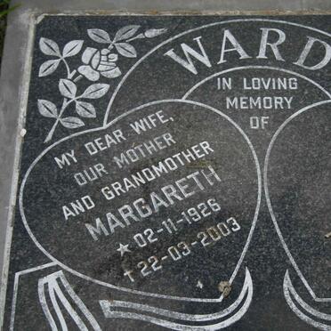 WARD Margareth 1926-2003