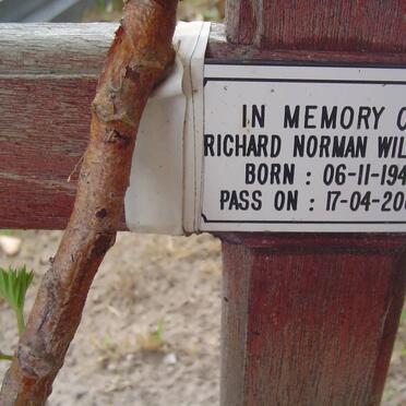 WILLIAMS Richard Norman 1941-2007