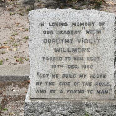 WILLMORE Dorothy Violet -1950