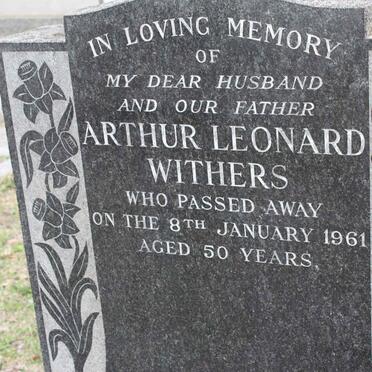 WITHERS Arthur Leonard -1961
