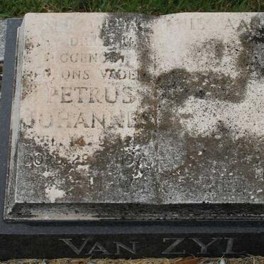 ZYL Petrus Johannes, van -1978