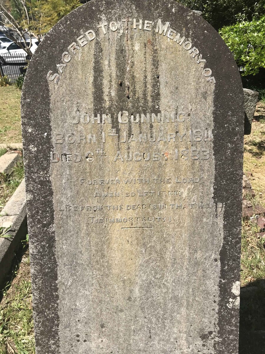 GUNNING John -1883 & Rachel Sarah -1847