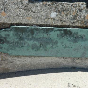 KROSTER William -1912 