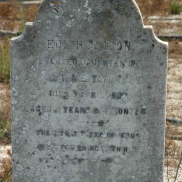 TAYLOR Edith Alison -1887