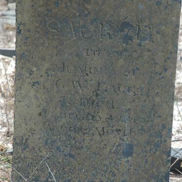 FLACK G.W. -1855