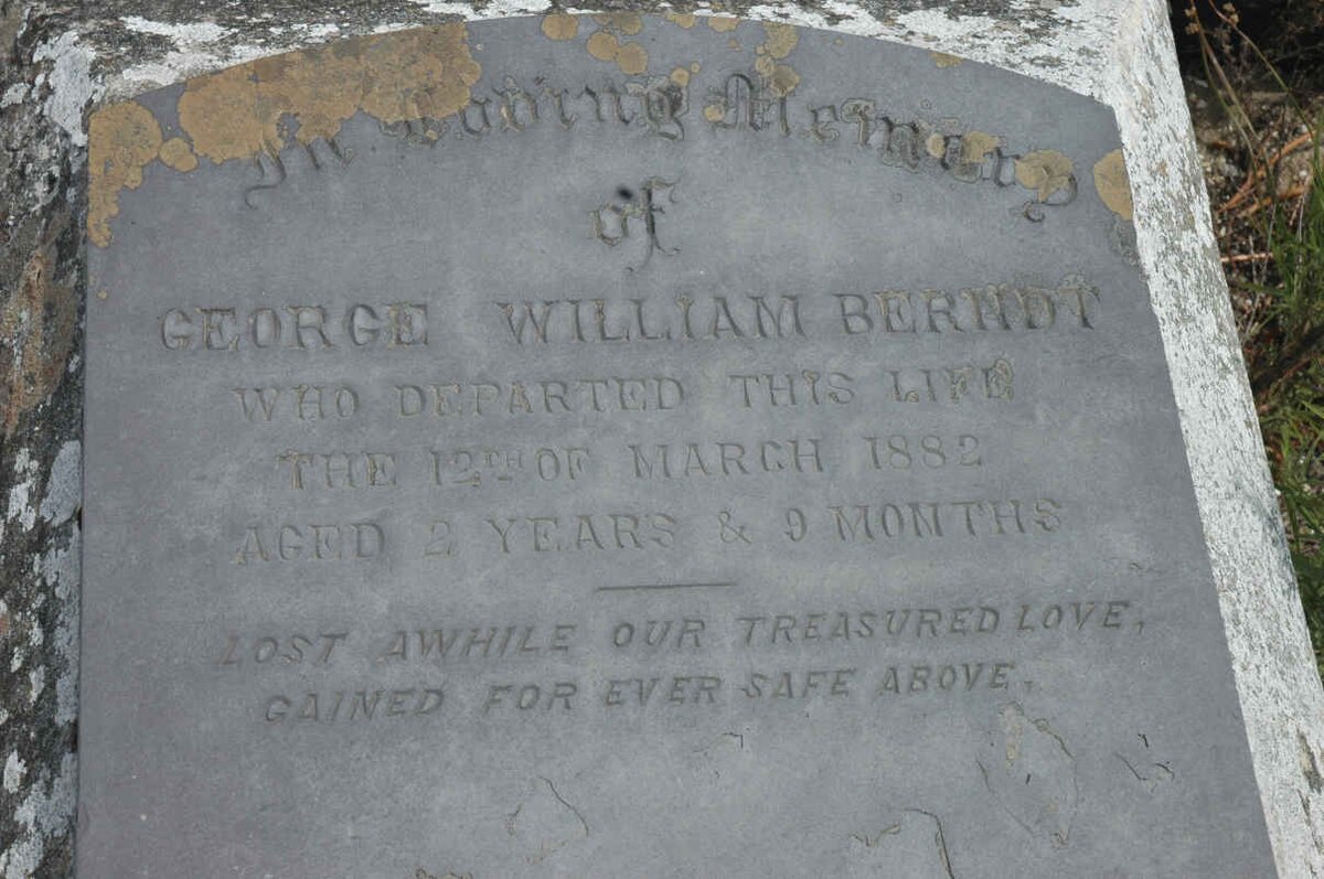 BERNDT George William -1882