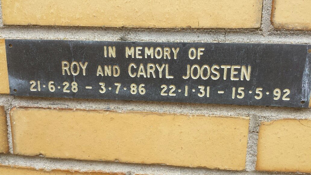 JOOSTEN Roy 1928-1986 &amp; Caryl 1931-1992
