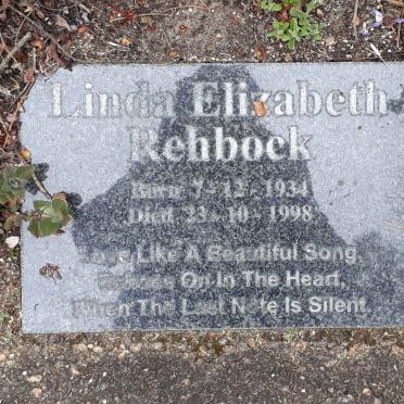 REHBOCK Linda Elizabeth 1934-1998