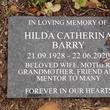 BARRY Hilda Catherina 1928-2020
