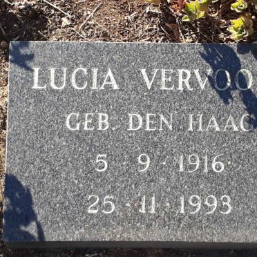 VERVOORT Lucia 1916-1993