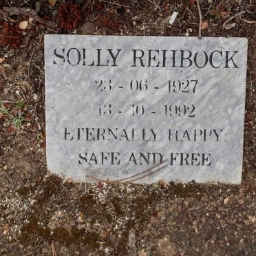REHBOCK Solly 1927-1992