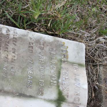 ALLERTON John Ernest -1936