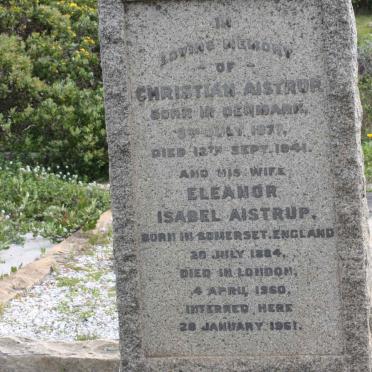 AISTRUP Christian 1877-1941 &amp; Eleanor Isabel 1884-1961