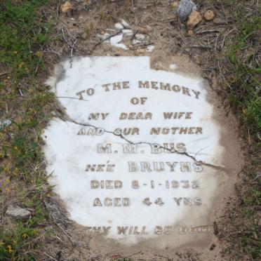 BUS M.M. nee BRUYNS -1932