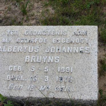 BRUYNS Albertus Johannes 1891-1972