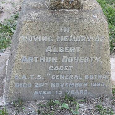 DOHERTY Albert Arthur -1923