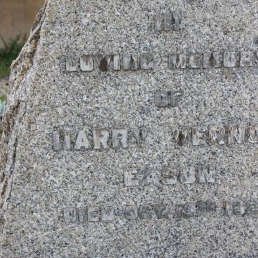 EASON Harry Vernon -1920