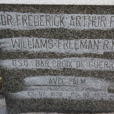 FREEMAN Frederick Arthur Peere Williams 1898-1939