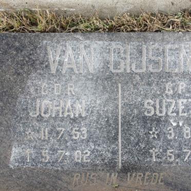 GIJSEN Johan, van 1953-2002 &amp; Suzette 1955-2002