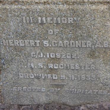 GARDNER Herbert S. -1933