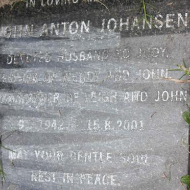 JOHANSEN John Anton 1942-2001