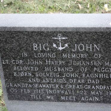 JOHANSEN John Harry 1913-1994