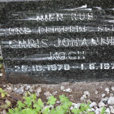 KOCH Chris Johannes 1970-1973