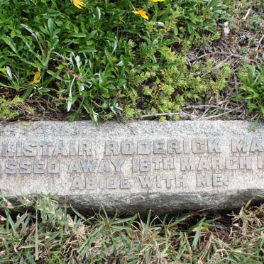 MANN Alistair Roderick -1957