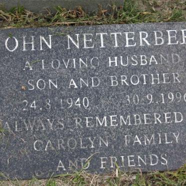 NETTERBERG John 1940-1996