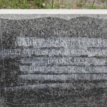 PREST Barry Barclay -1951