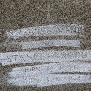 ROODT Stanley 1915-1975