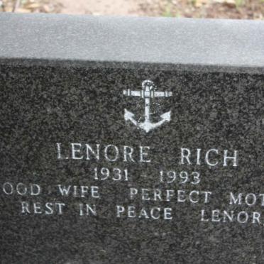 RICH Lenore 1931-1993