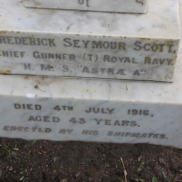 SCOTT Frederick Seymour -1916