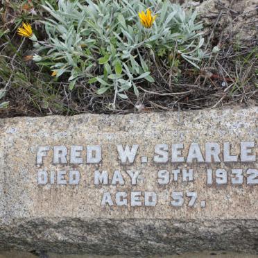 SEARLE Fred W. -1932