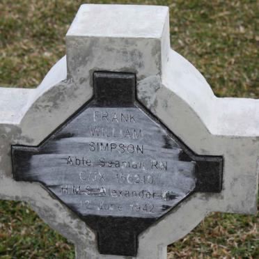 SIMPSON Frank William -1942