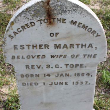 TOPE Esther Martha 1864-1937
