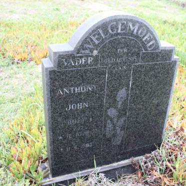 WELGEMOED Anthony John 1917-1983