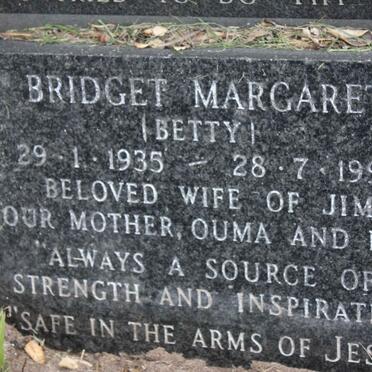 ? Bridget Margaret 1935-1995