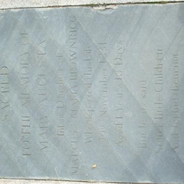 BROWNIGG Mary Augusta -1831