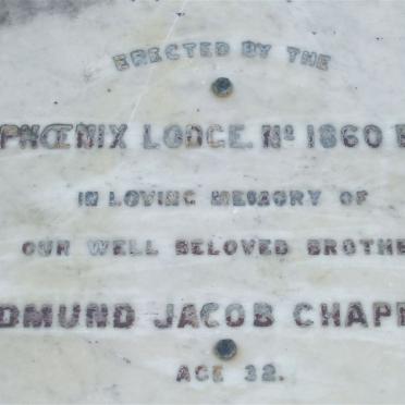 CHAPMAN Edmund Jacob