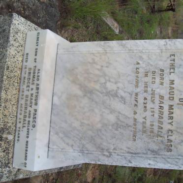 CLASS Ethel Maud Mary nee BARRABALL  -1916