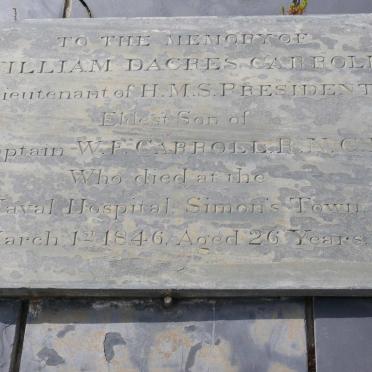 CARROLL William Dacres -1846