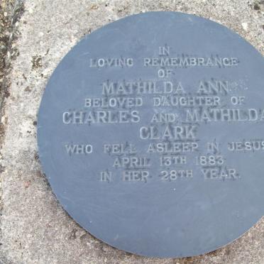 CLARK Mathilda Ann -1883
